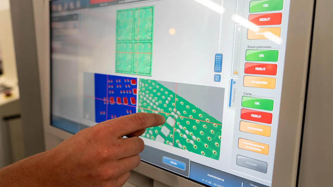 Testeur SPI et moyens de contrôle automatisés pour inspection de cartes électroniques