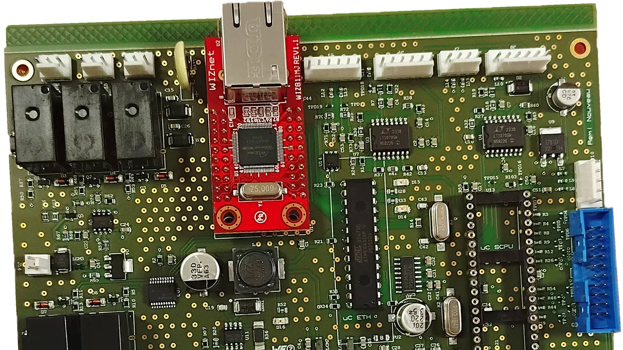 Cartes prototypes intégrant différents modules électroniques