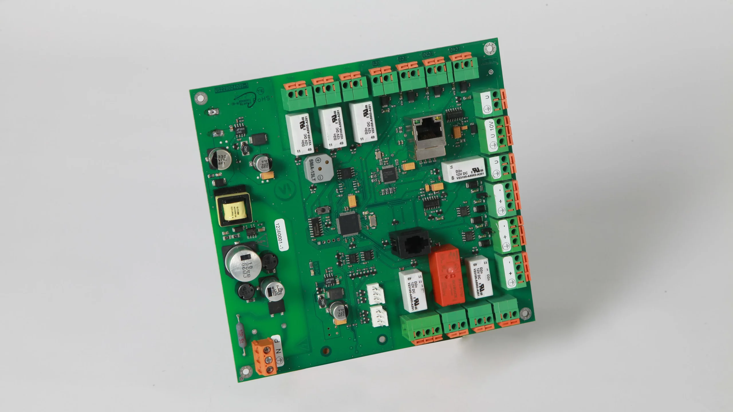 Carte électronique de commande pour ventilateur de gaine
