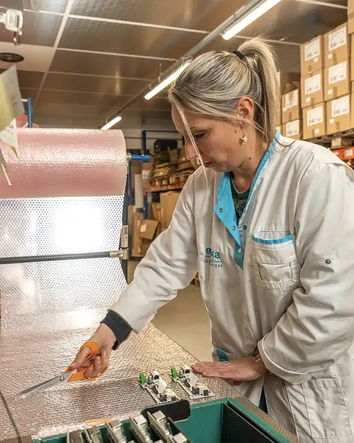 Illustration d’une logistique sobre et optimisée