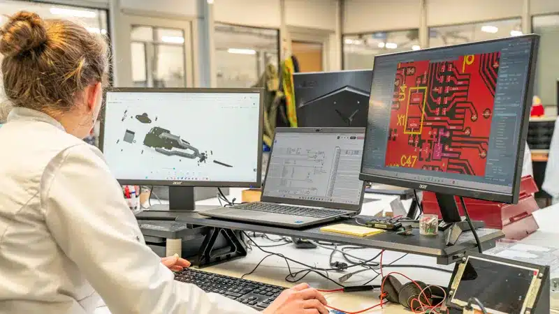Tracé des interconnexions d’une carte électronique dans le logiciel de routage Altium