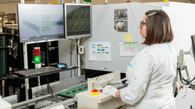 Contrôle AOI 3D d'une carte électronique lors d'une présérie industrielle